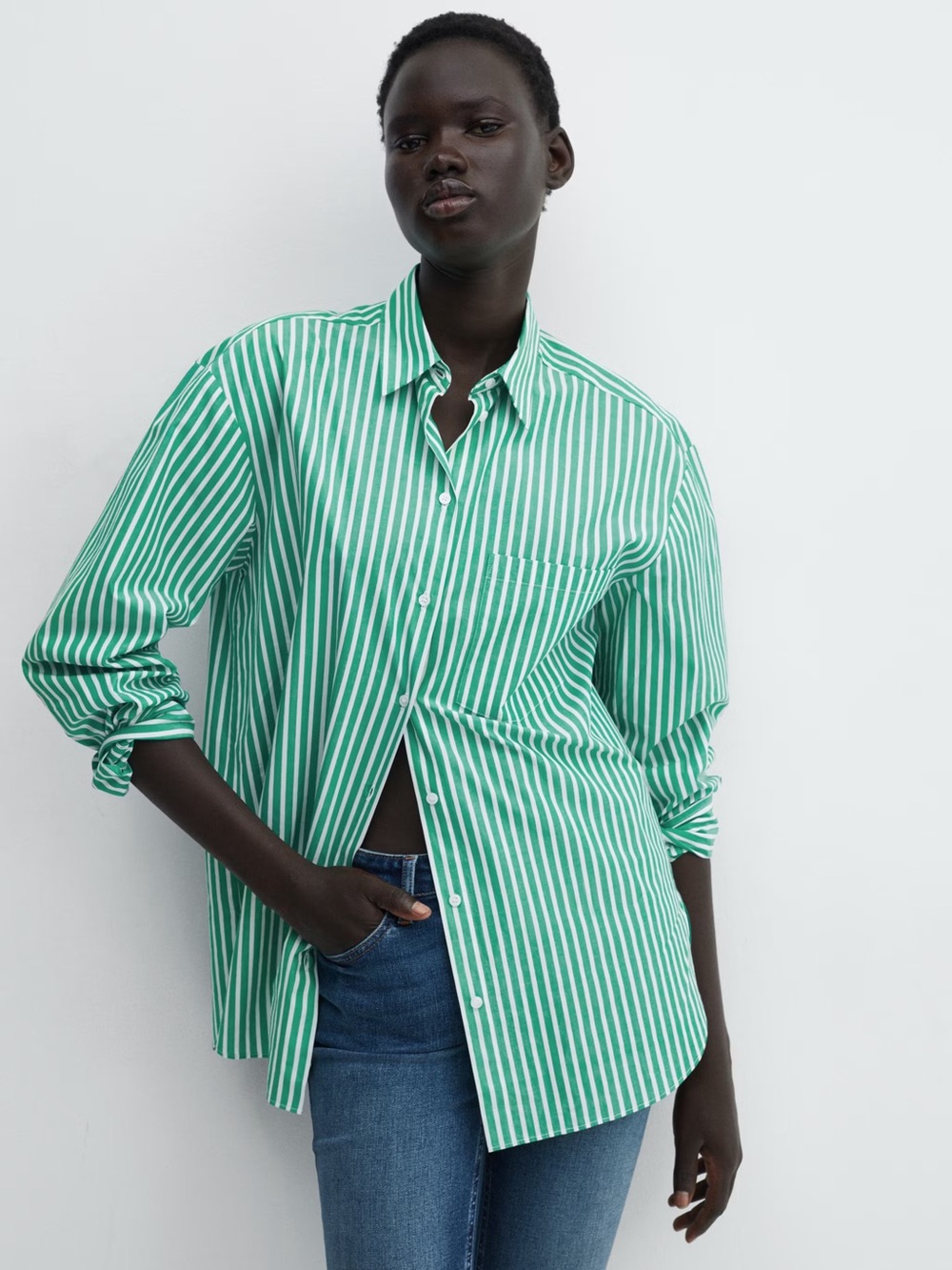 Mango POCKET OVERSIZE SHIRT